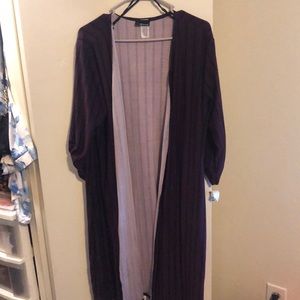Dark plum / purple cardigan 🌟